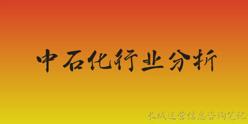 中石化行业分析