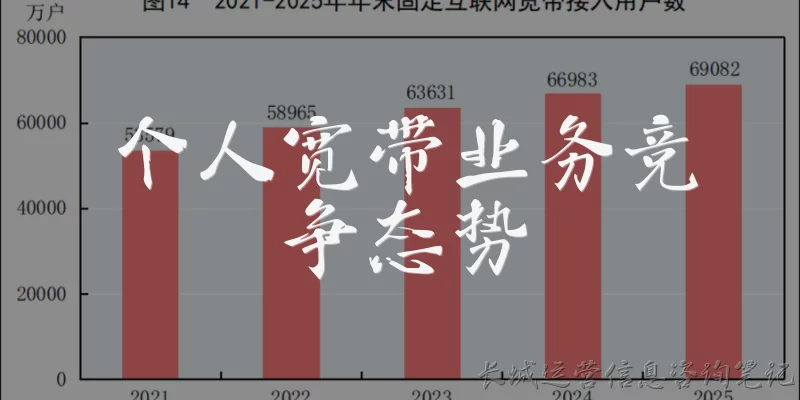 个人宽带业务竞争态势